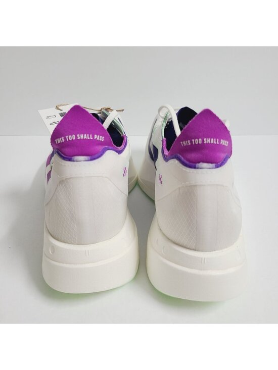 NEW Adidas Adizero Pro 4 Running Shoes JR1656 Size 8.5 Core White Purple Lime main image 8